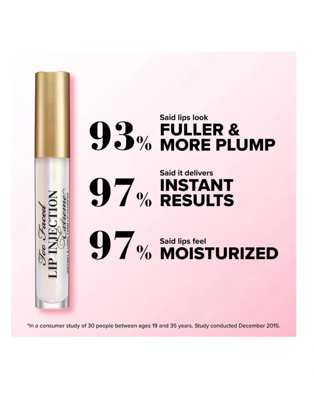 Too Faced Lip Injection Extreme Plumping Lip Gloss - Iridescent White
